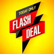 showing one-day flash sale on electronics with hot deals of the day and limited-time discounts